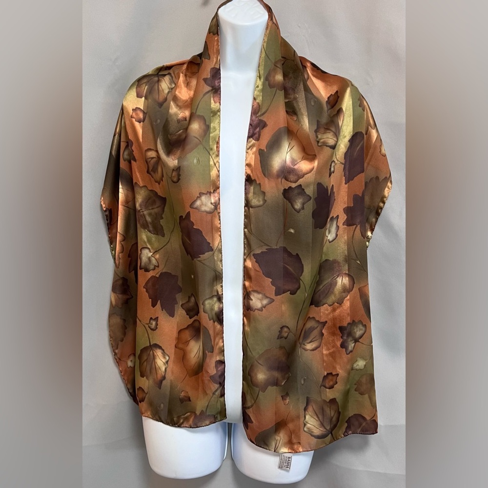 BASHA Scarves Womens Scarf‎  58”x13.5” autumn leaves